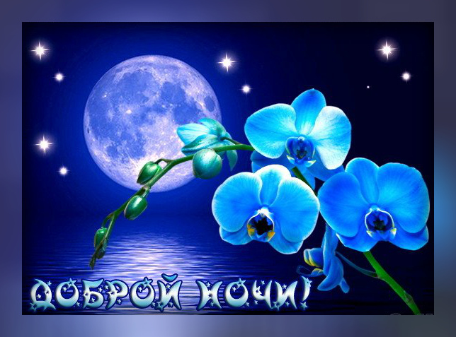 Открытки с надписью - доброй ночи! Открытки с пожеланием доброй ночи.
