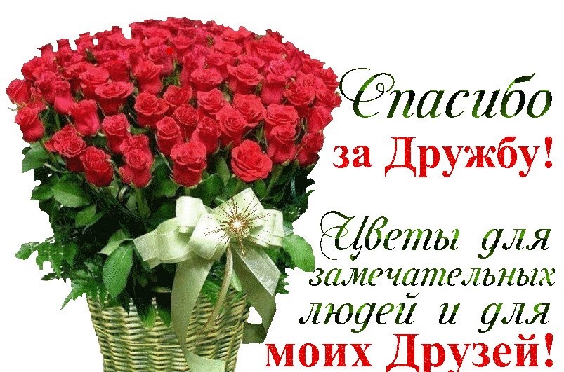 Открытки друзьям с благодарностями за дружбу. Открытки для друзей.