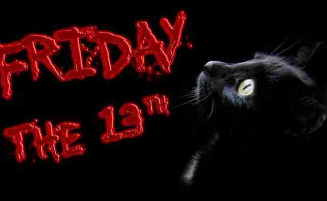 Открытки с пожеланиями на Пятницу 13-е. С Пятницей 13 открытки.