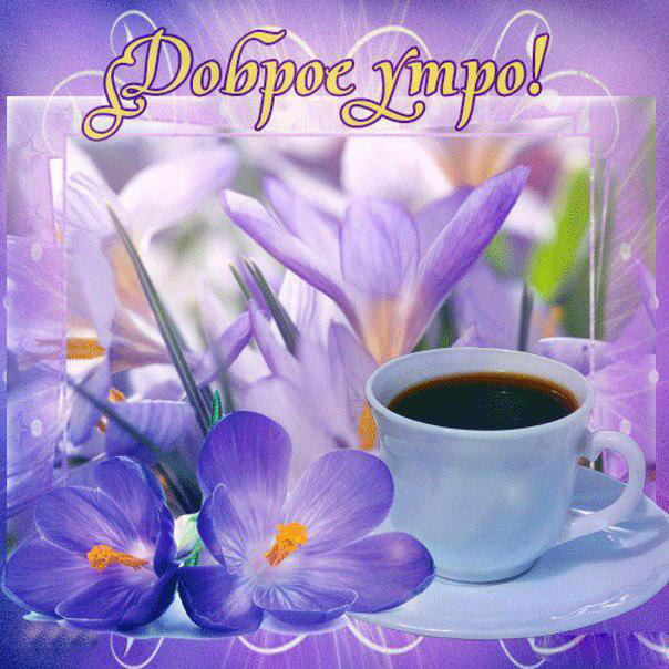 Открытки с надписью - доброе утро.  Открытки с добрым утром. 
