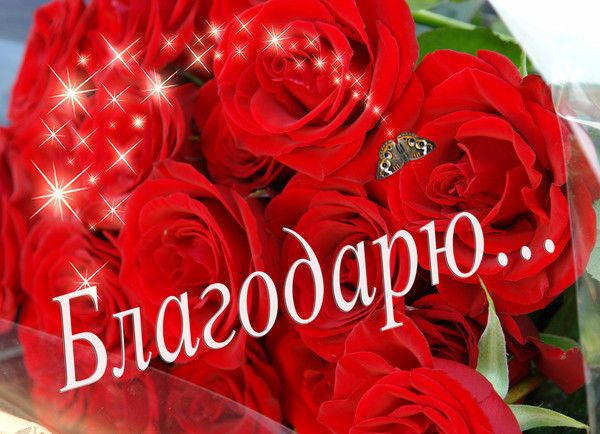 Открытки с надписью - спасибо!   Открытки с благодарностями.