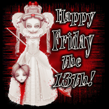 Открытки с пожеланиями на Пятницу 13-е. С Пятницей 13 открытки.
