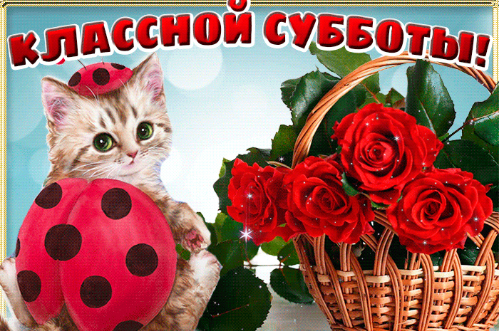 Открытки с пожеланием удачной субботы. Открытки на субботу. 