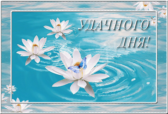 Открытки на каждый день - удачного дня! Открытки с пожеланием удачного дня.