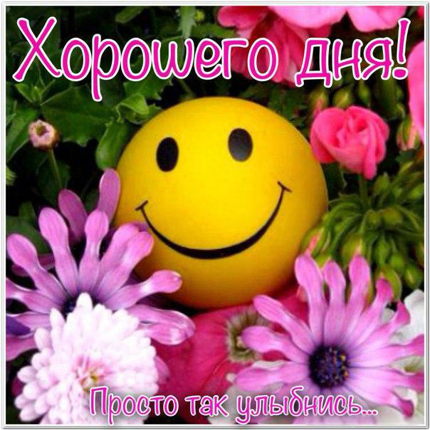 Открытки с надписью - хорошего дня! Открытки на каждый день.
