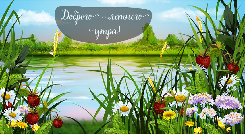 Открытки на лето. Пожелания хороших летних дней. Летние открытки.