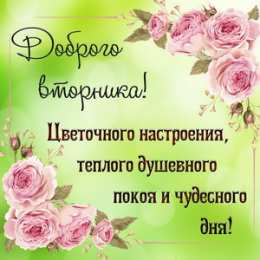 Удачного вторника Открытки с пожеланием удачного вторника. Хорошего вторника. 