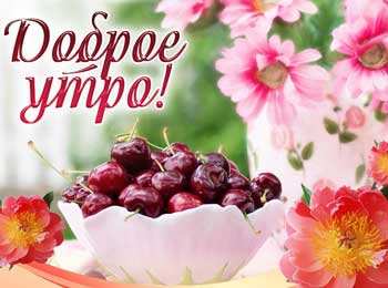 Доброго утра Открытки с надписью - доброе утро.  Открытки с добрым утром.