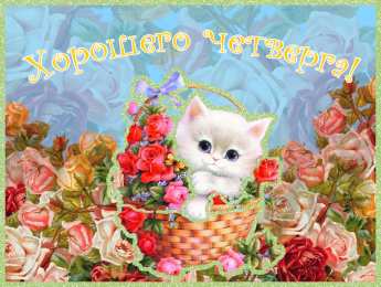 Удачного четверга Открытки с пожеланием удачного четверга. Открытки на четверг.